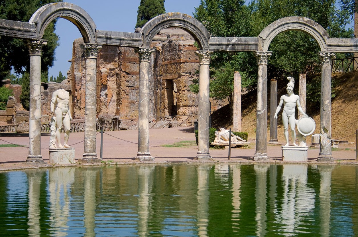 ancient rome fountain the villa of hadrian in tivoli ancient rome fountain the villa of hadrian in tivoli