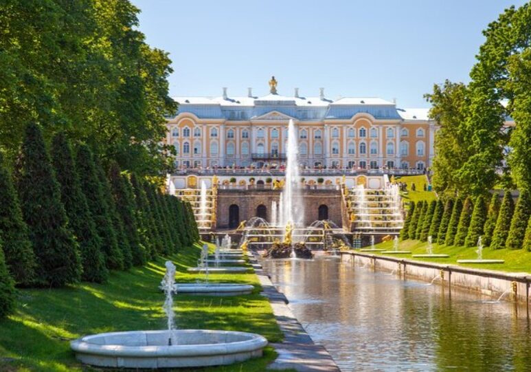 Baroque foutain of peterhof 1 Baroque foutain of peterhof 1