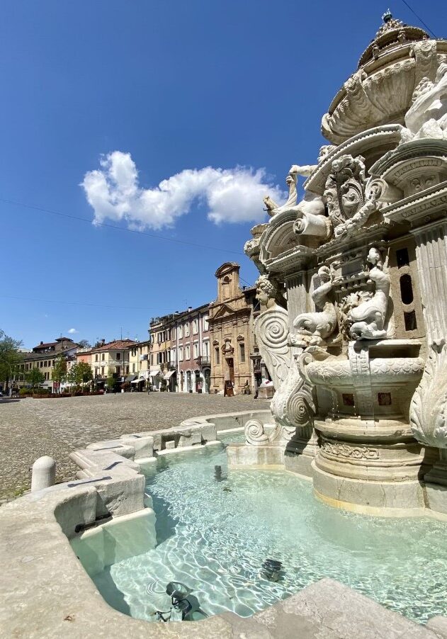 The Fontana Masini in Piazza del Popolo in Cesena The Fontana Masini in Piazza del Popolo in Cesena