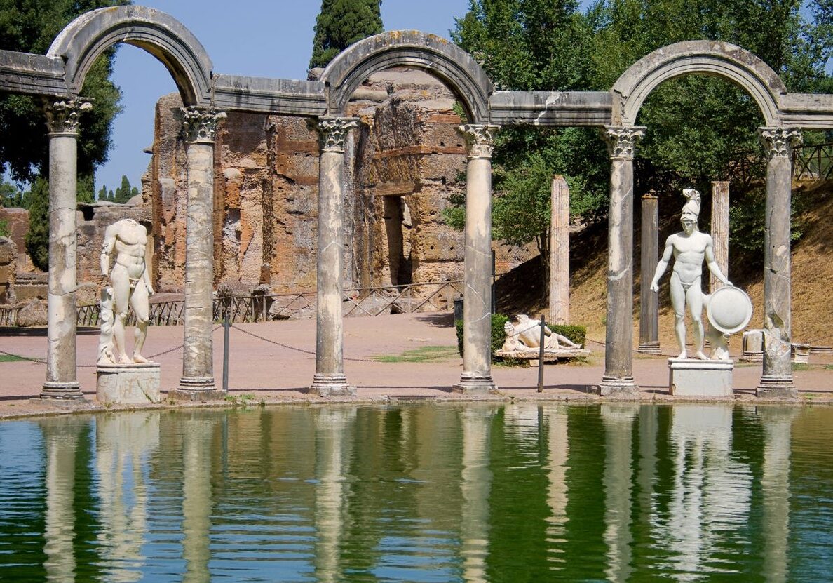 ancient rome fountain the villa of hadrian in tivoli ancient rome fountain the villa of hadrian in tivoli